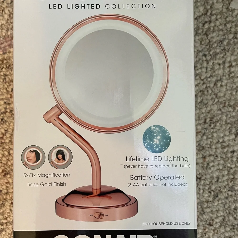 Conair reflections lighted mirror LED